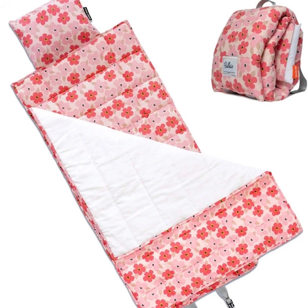Bulkie Pink Floral SLEEP MAT Backpack